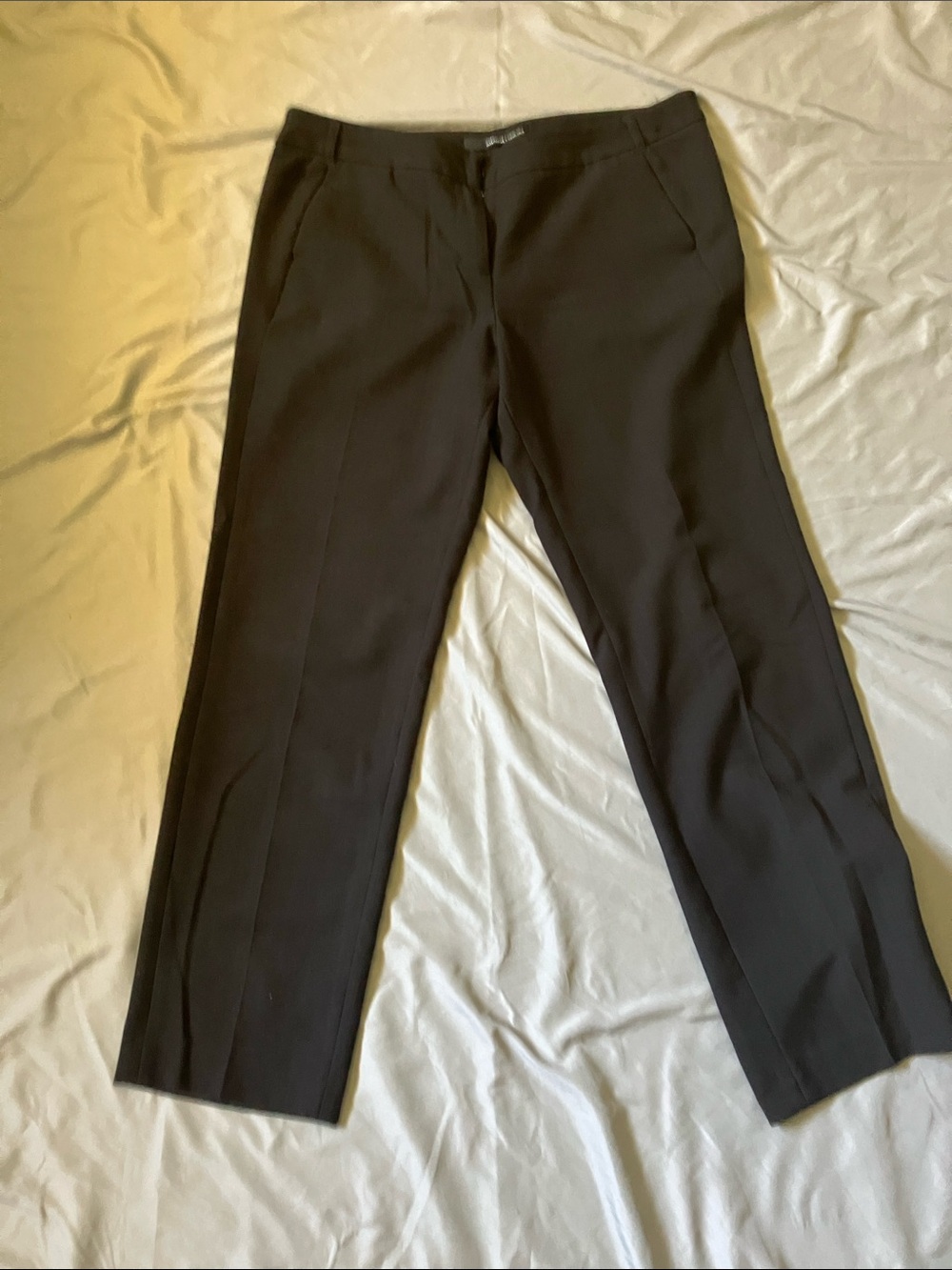 Amanda & Chelsea Black Straight-Leg Women's Dress Pants